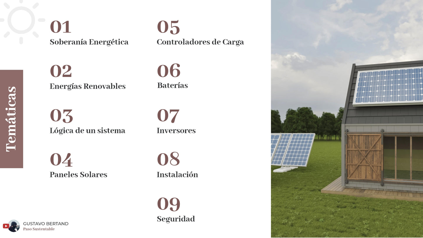 Curso Online: Energía Solar Básica